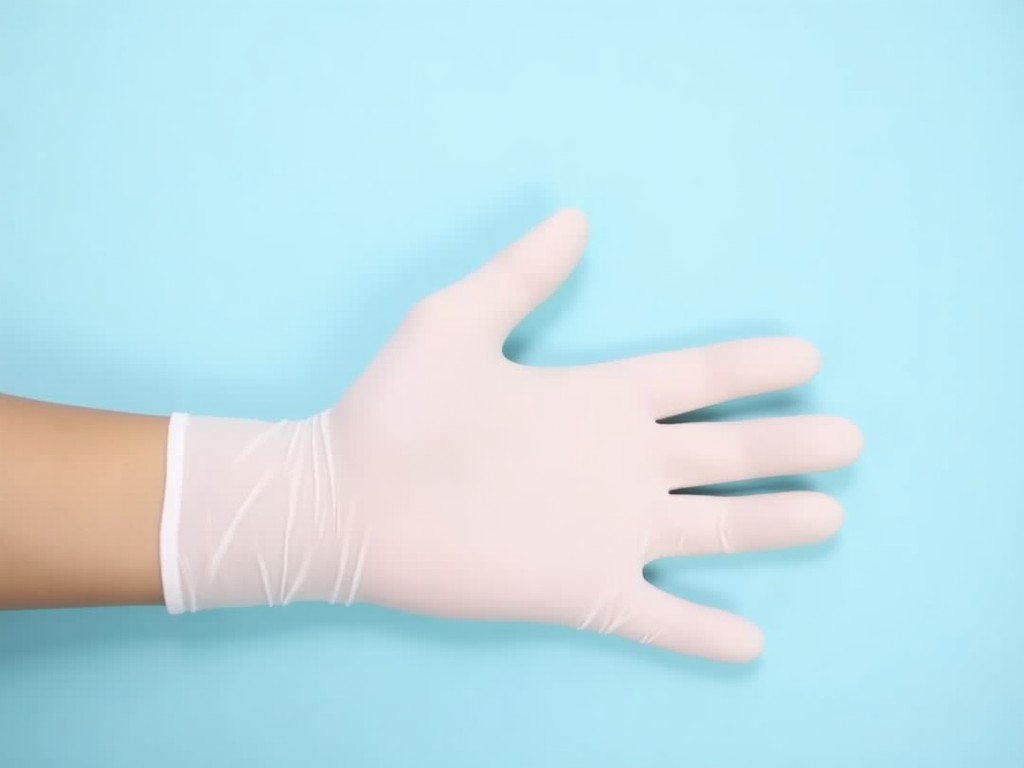 B2B White Cotton Medical Dermatology Gloves