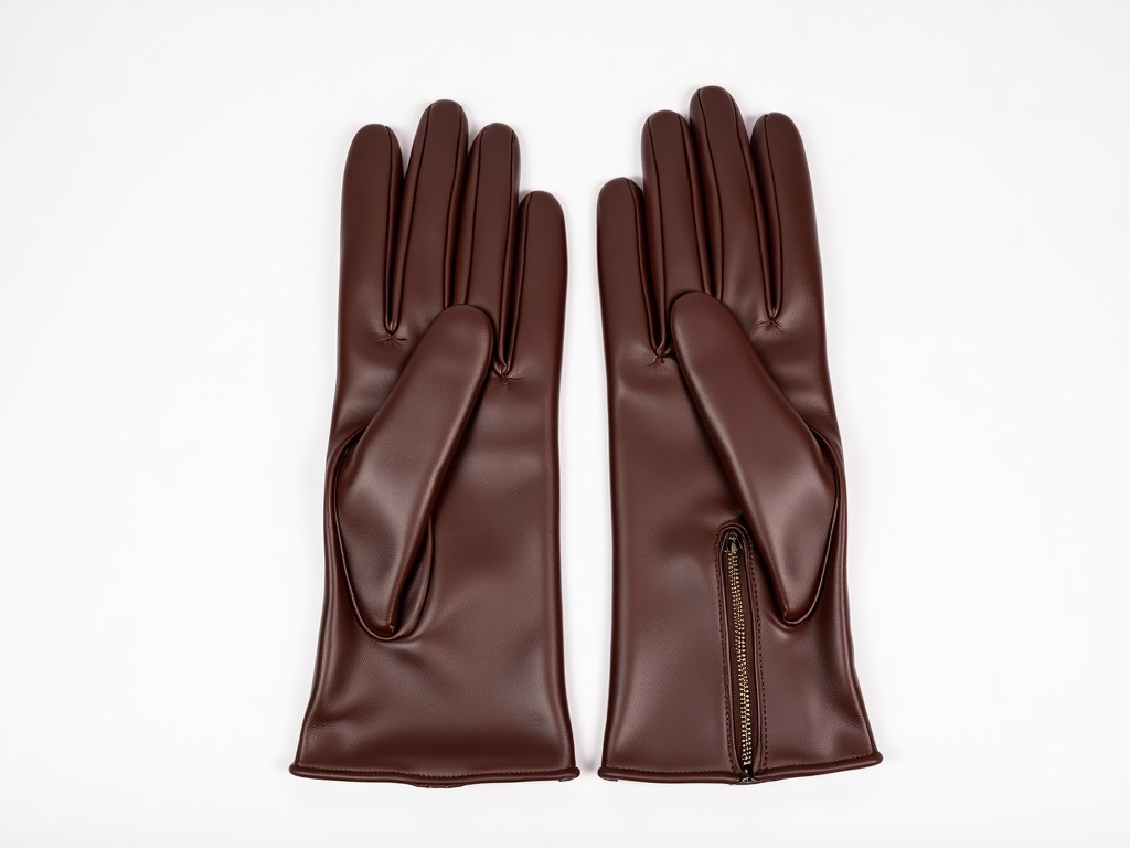 Bulk Mens Brown Leather Dress Gloves