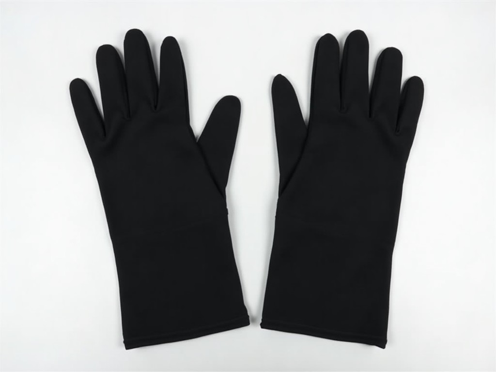 Buy Black Cotton Parade Gloves