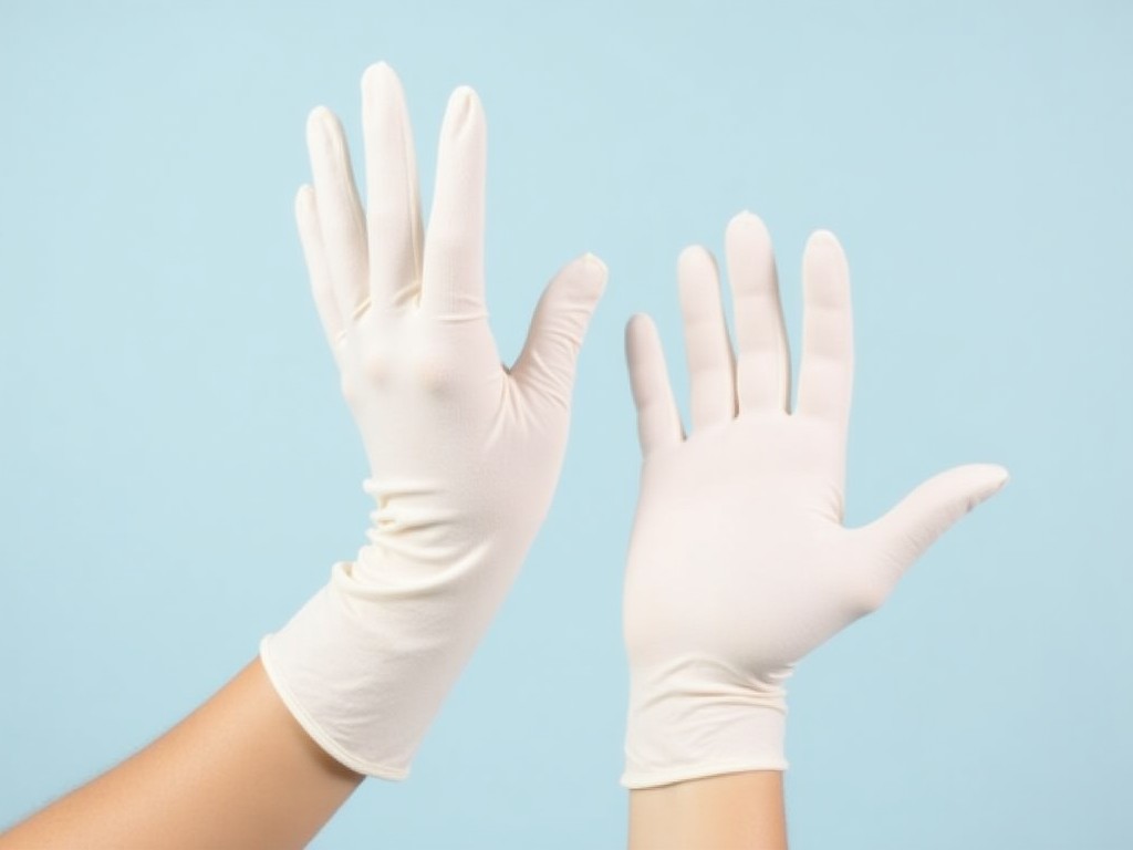 Cheap Long White Cotton Gloves