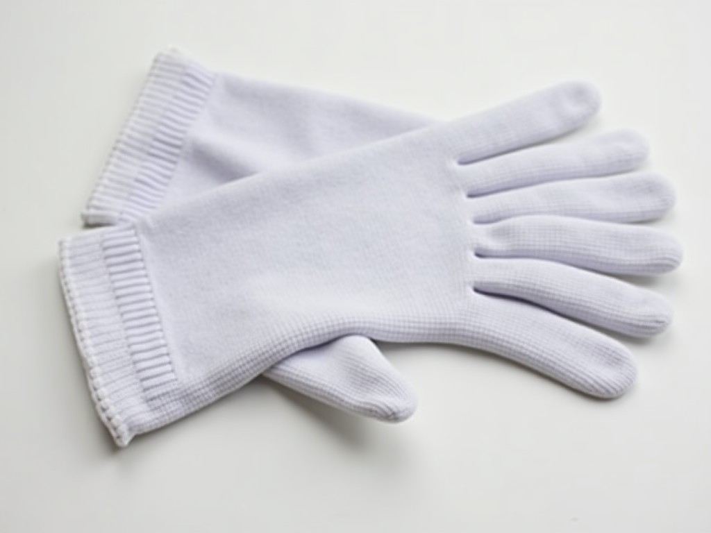China Mens Cotton Fingerless Gloves