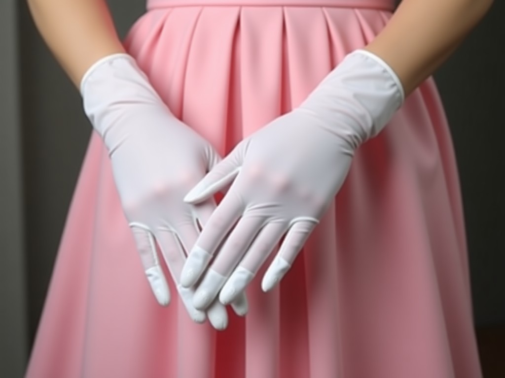 Factory Supply Formal Evening Gown With Gloves