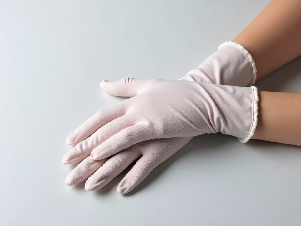 Factory Supply Velvet Gown With Gloves