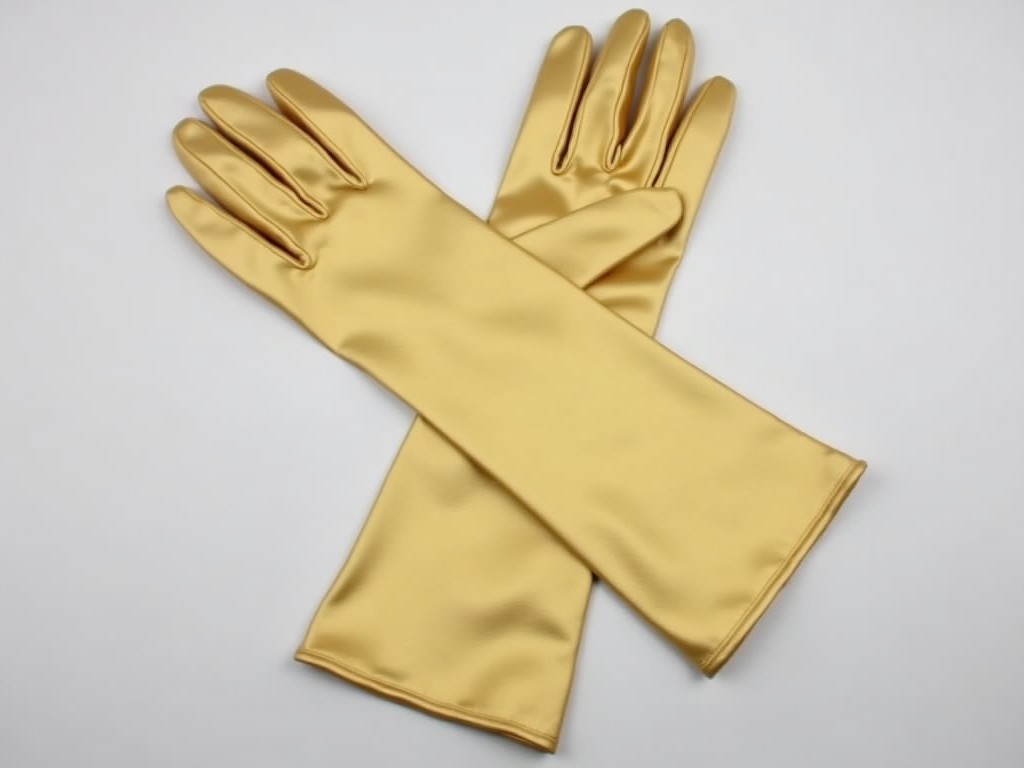 Gold Formal Prom Dress Gloves Top Factory