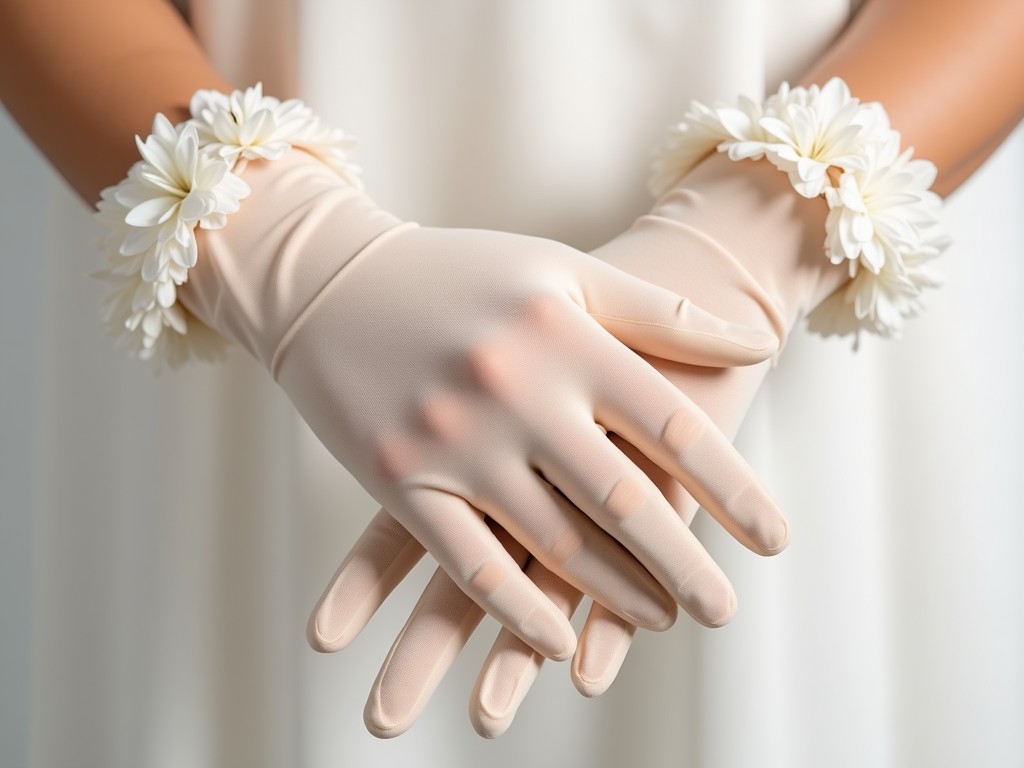 Gold Sequin Flapper Dress Gloves Factory