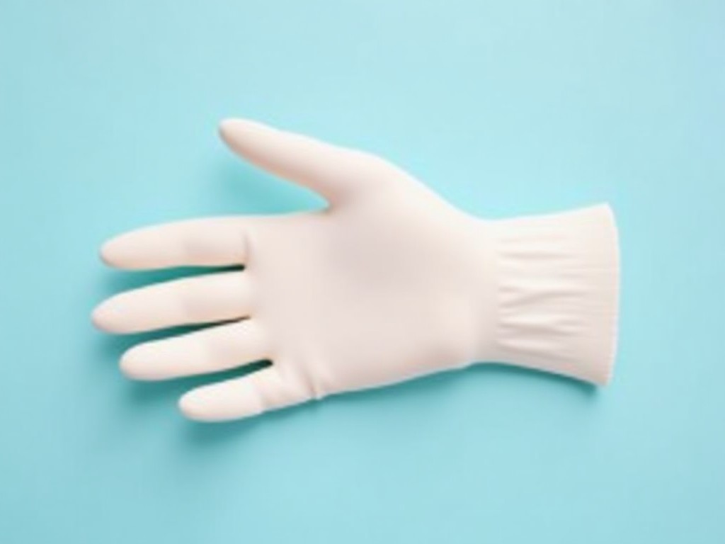Odm Cotton Lined Cleaning Rubber Gloves