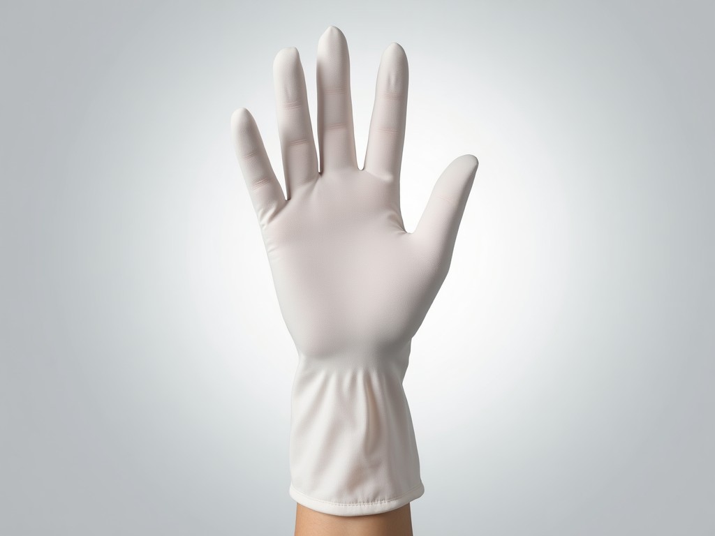 Oem Flesh Colored White Cotton Gloves