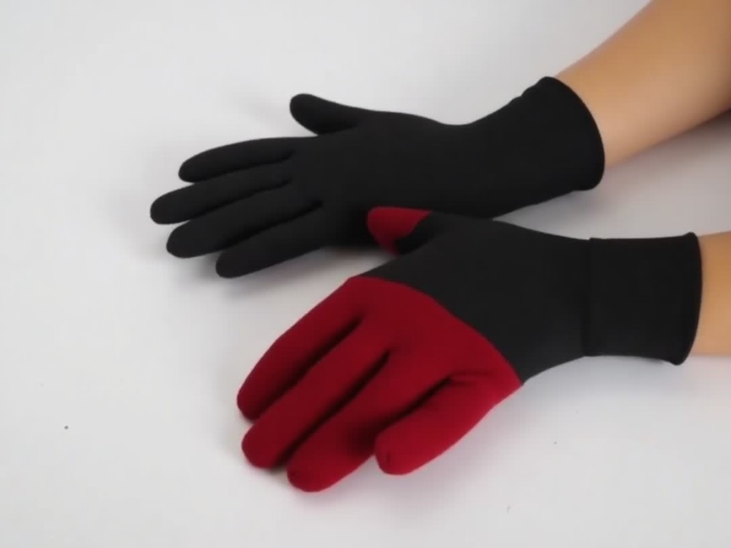 Red Dress With Black Gloves Top Supplier